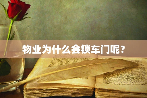 物业为什么会锁车门呢？