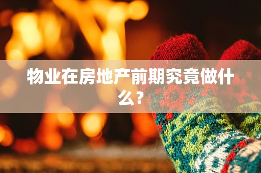 物业在房地产前期究竟做什么？