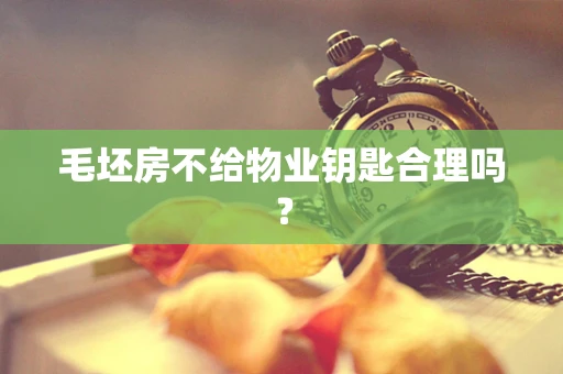 毛坯房不给物业钥匙合理吗？