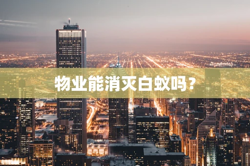 物业能消灭白蚁吗？