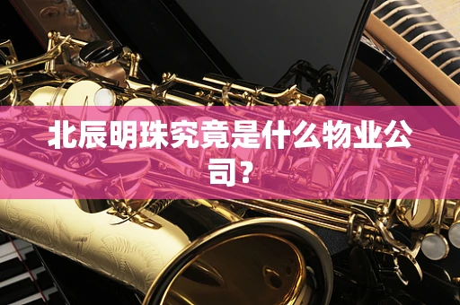 北辰明珠究竟是什么物业公司？