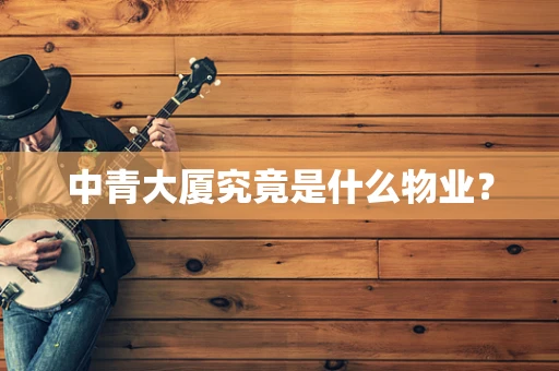 中青大厦究竟是什么物业？