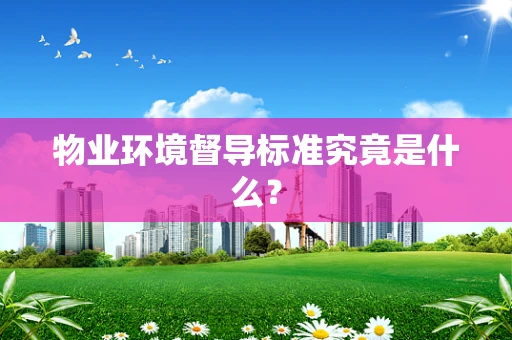 物业环境督导标准究竟是什么？