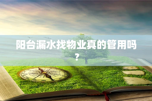 阳台漏水找物业真的管用吗？
