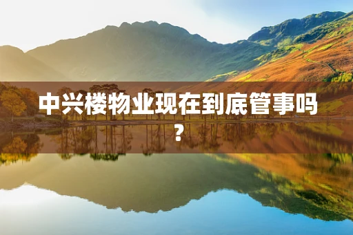 中兴楼物业现在到底管事吗？
