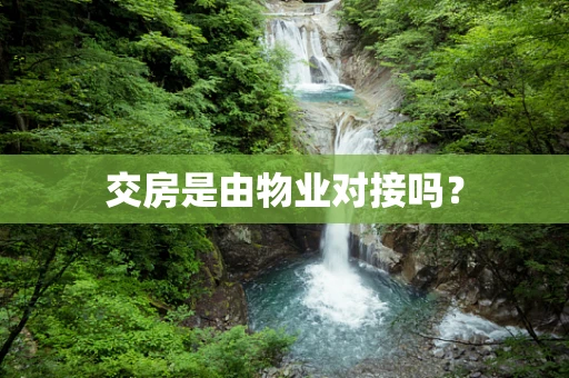 交房是由物业对接吗？