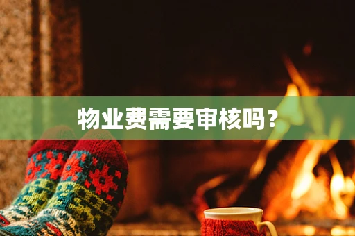 物业费需要审核吗？