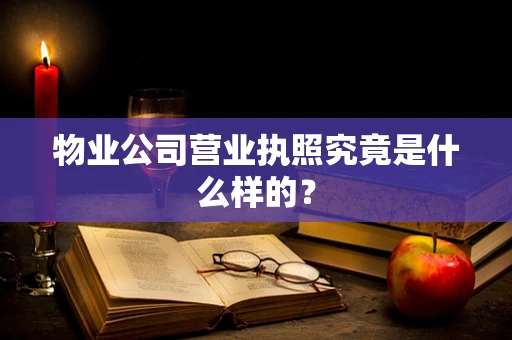 物业公司营业执照究竟是什么样的？