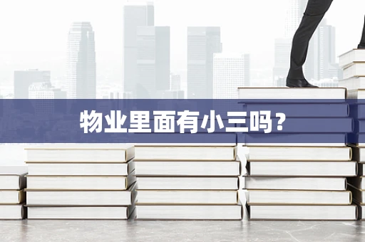 物业里面有小三吗？