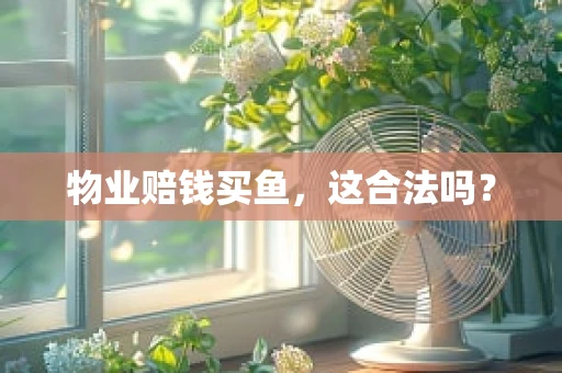 物业赔钱买鱼，这合法吗？