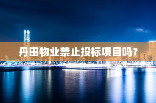 丹田物业禁止投标项目吗？