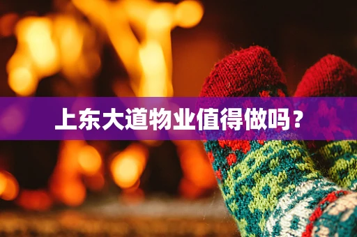 上东大道物业值得做吗？