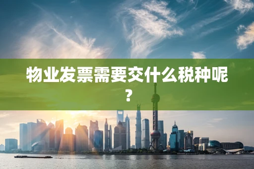 物业发票需要交什么税种呢？