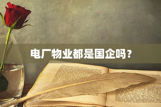 电厂物业都是国企吗？