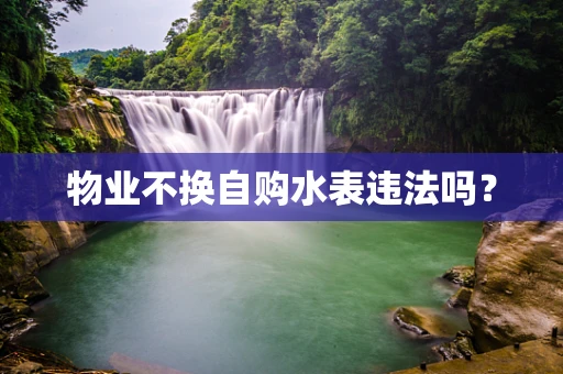 物业不换自购水表违法吗？