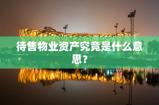 待售物业资产究竟是什么意思？