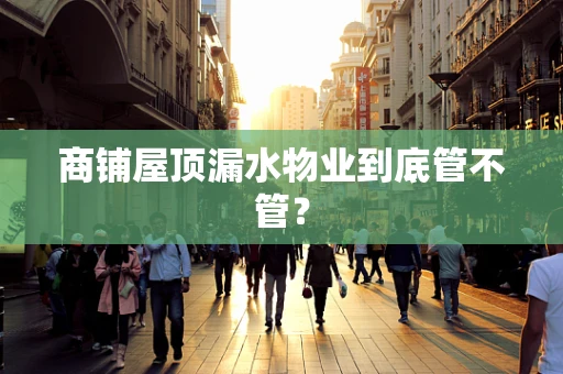 商铺屋顶漏水物业到底管不管？