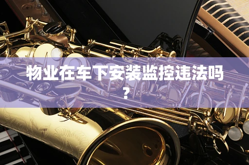物业在车下安装监控违法吗？