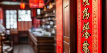 物业客服贴对联会违法吗？