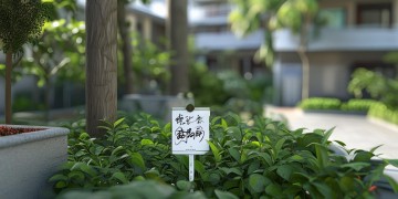 小区垃圾桶上物业该写什么字呢？